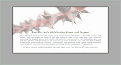 Desktop Screenshot of paulbardenroses.com